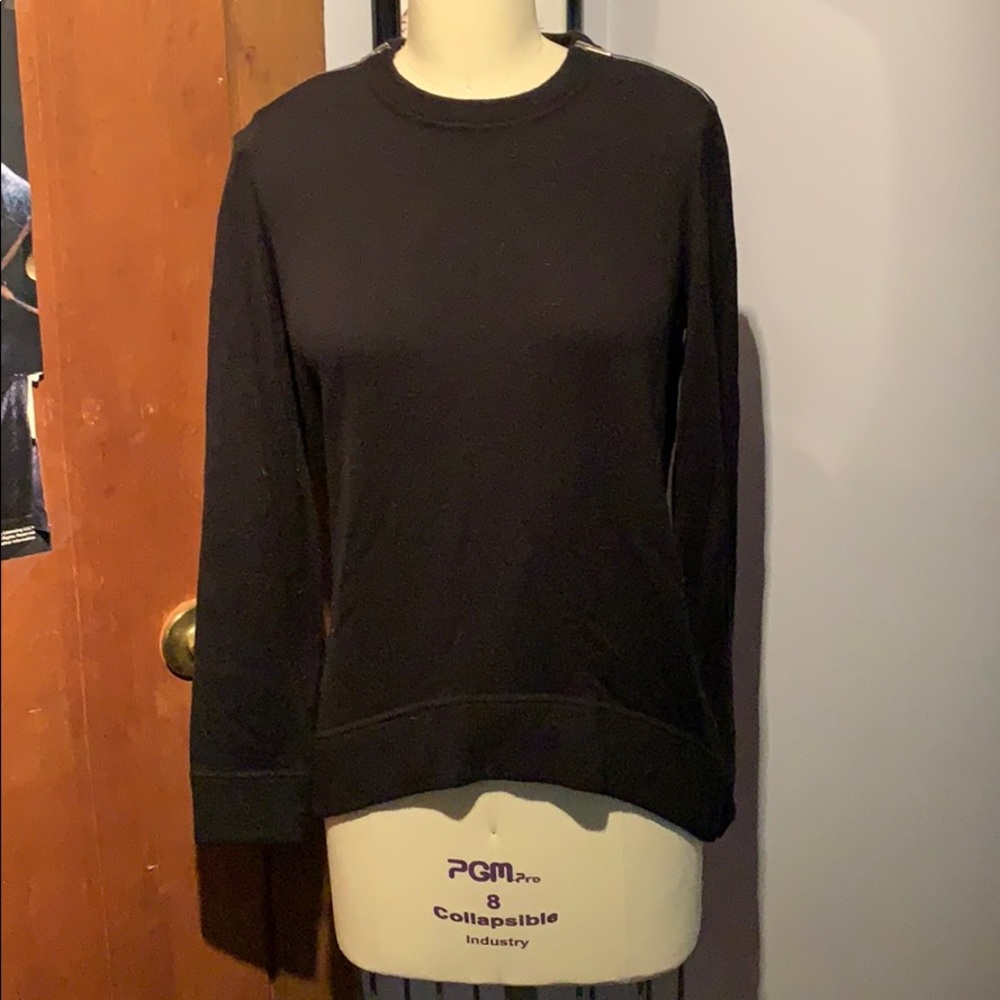 Michael Kors Merino wool sweater with zippers